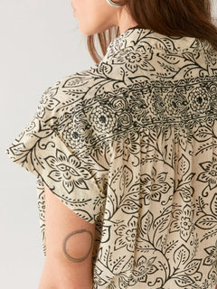 Maison HotelMaison Hotel Lea BlouseClothingWhite Lies - Blue Water Clothing