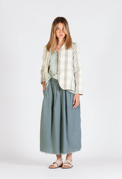 Mama bMama b Cimone K Jacket CheckClothing61362 Check - Blue Water Clothing