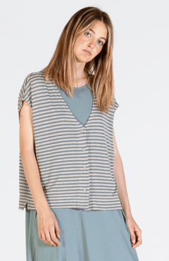 Mama b Lucente LR Cardigan - Blue Water Clothing