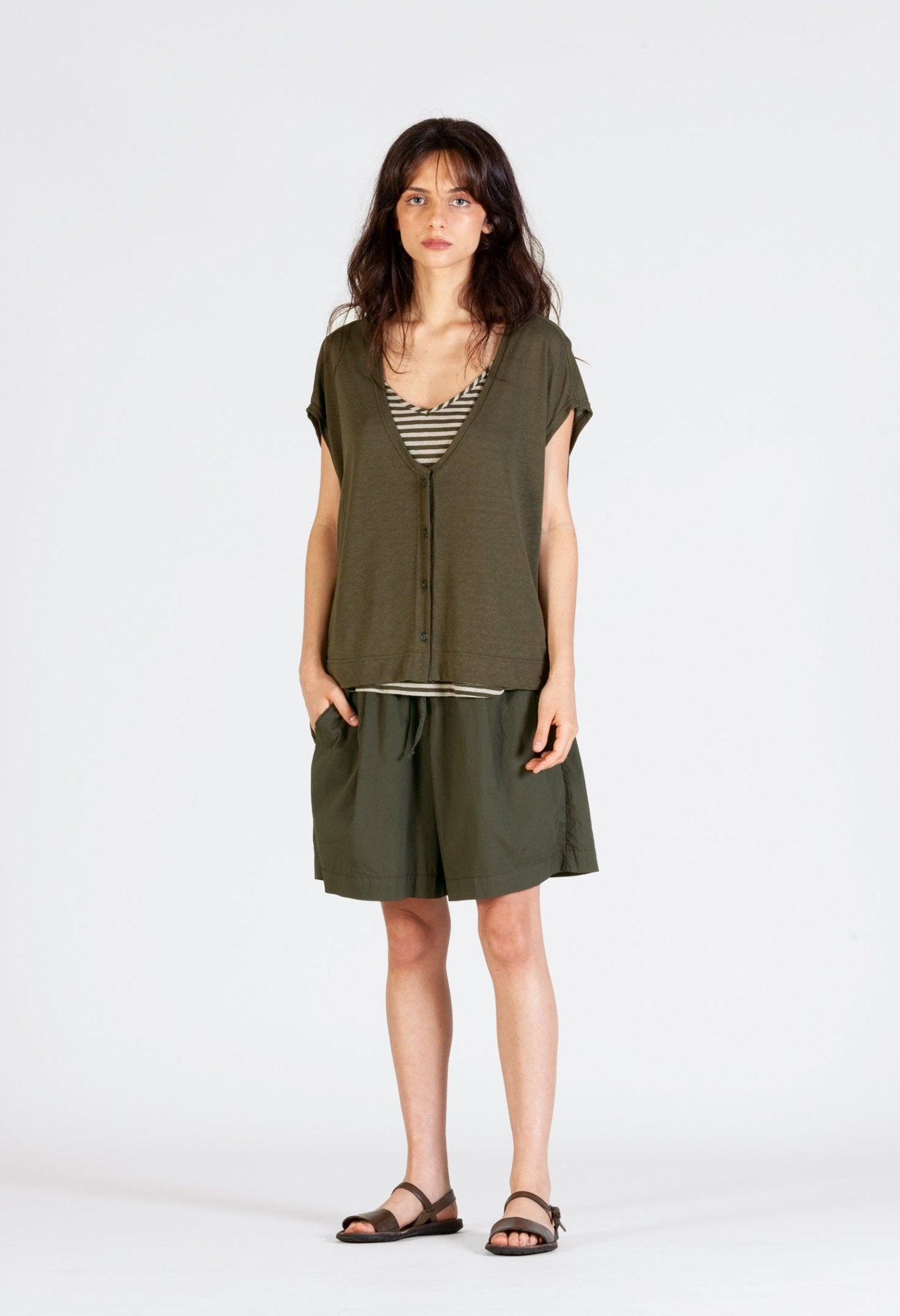 Mama b Lucente LR Cardigan - Blue Water Clothing