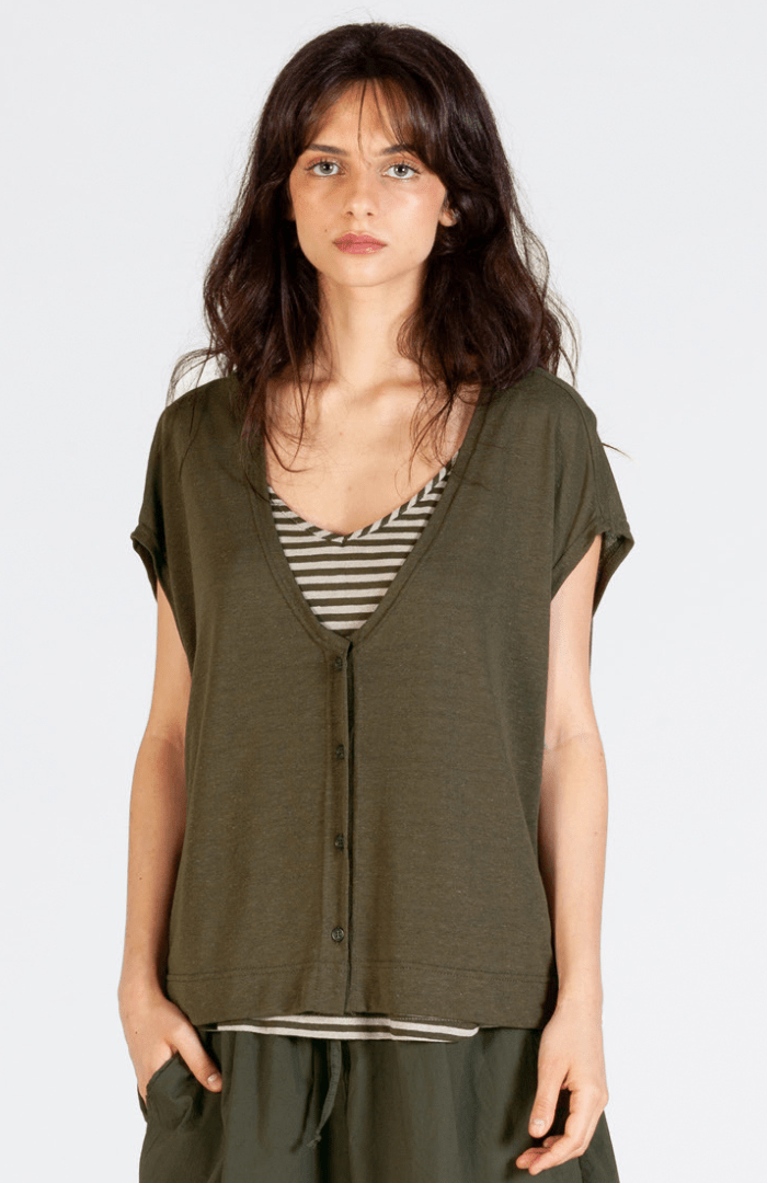 Mama b Lucente LR Cardigan - Blue Water Clothing