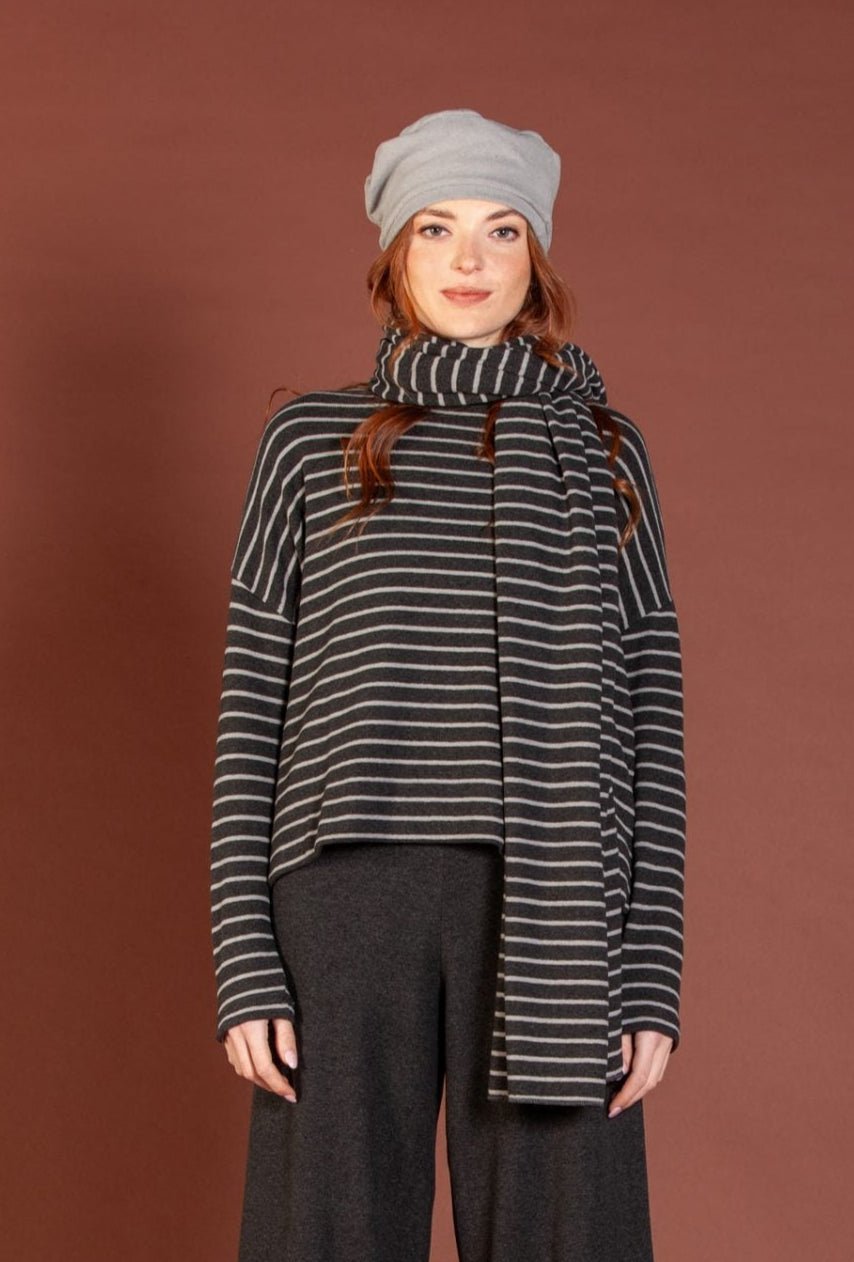 Mama bMama b Alison Jumper Riga AntraciteTopsRiga Antracite - Blue Water Clothing