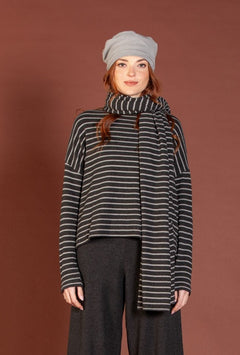 Mama bMama b Alison Jumper Riga AntraciteTopsRiga Antracite - Blue Water Clothing