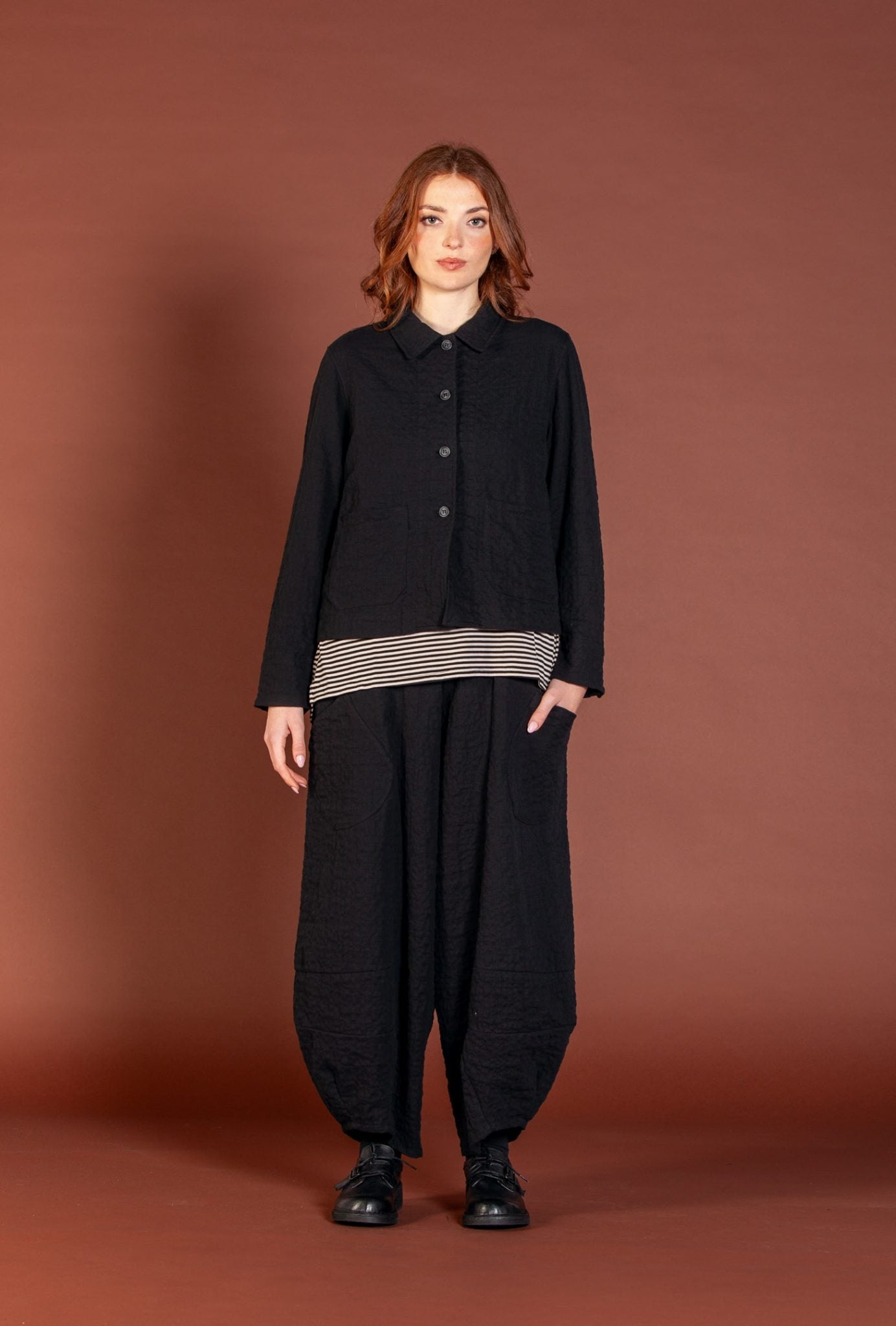 Mama bMama b Arborea SU Plain Jacket NeroCoats & JacketsNero - Blue Water Clothing