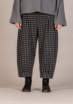 Mama bMama b Bianco JQ Trousers Large Grey CheckTrousersGrey - Blue Water Clothing
