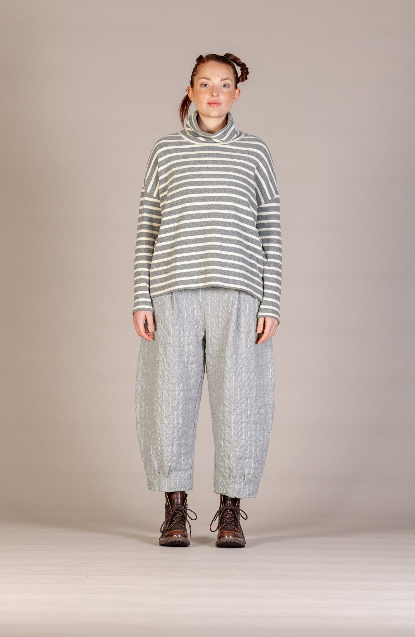 Mama bMama b Bianco S Trousers AW26 GreyTrousersGrey - Blue Water Clothing