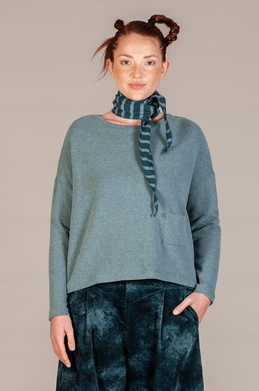 Mama bMama b Eve Jumper AW26SweaterMelange - Blue Water Clothing