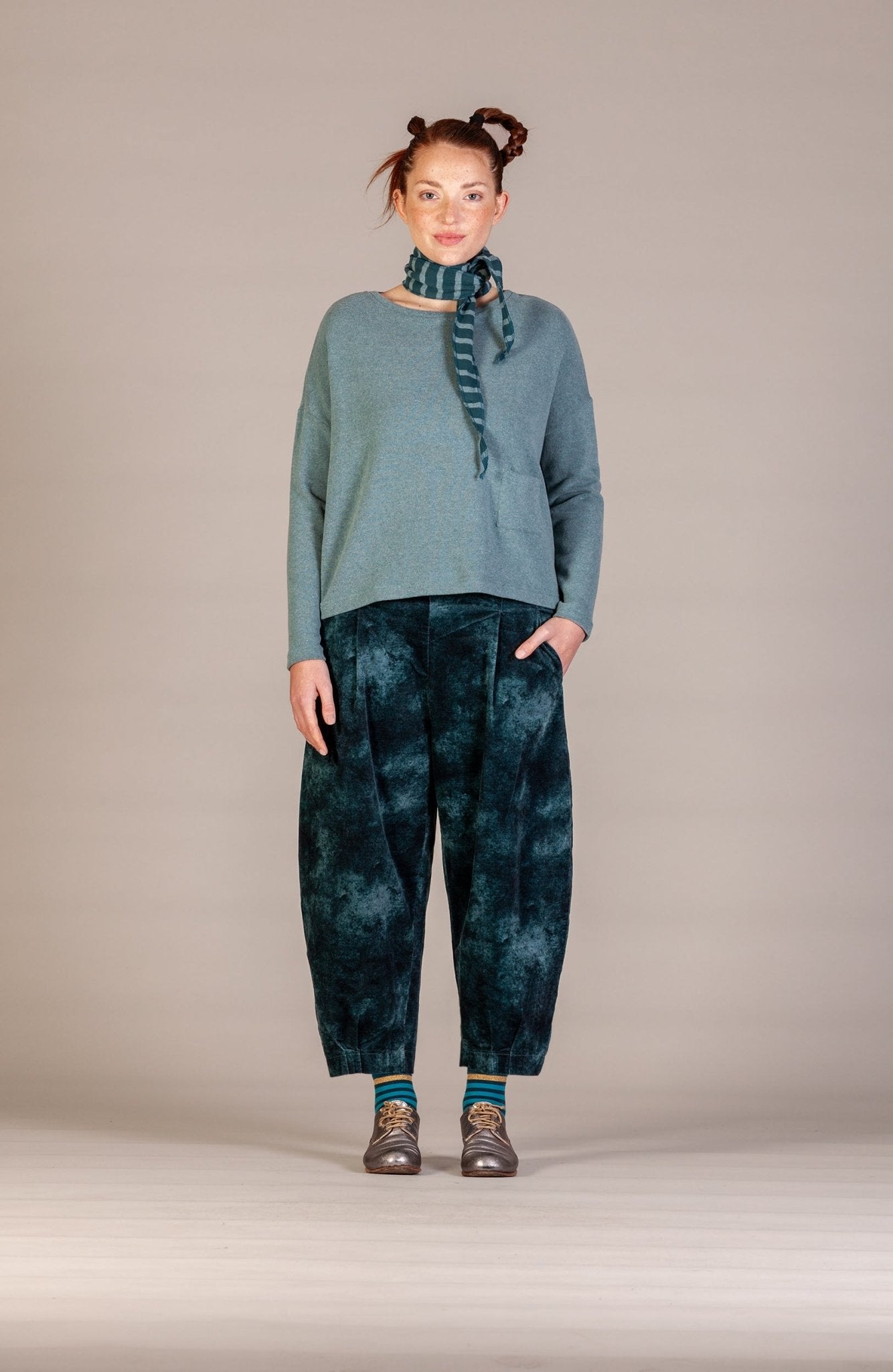 Mama bMama b Eve Jumper AW26SweaterMelange - Blue Water Clothing