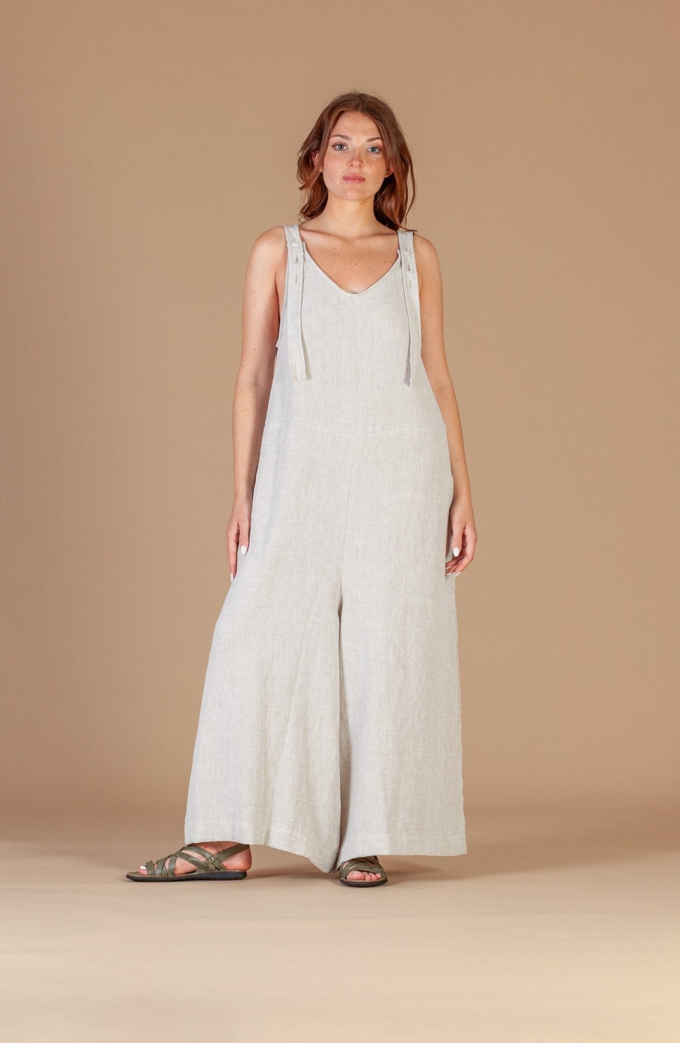 Mama bMama b Finet O Linen JumpsuitDressesCalce - Blue Water Clothing