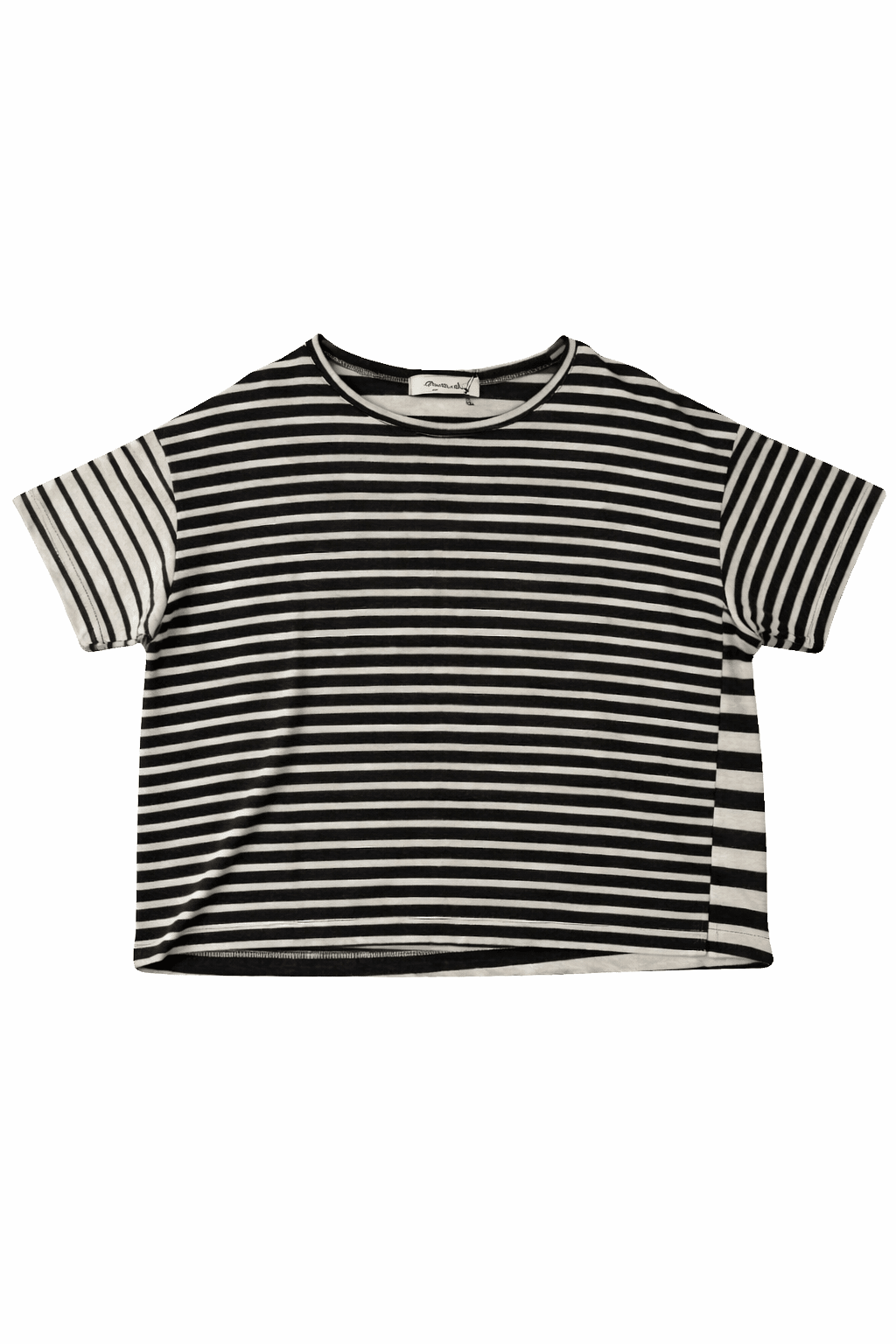 Mama bMama b Gio Linen Stripe T-ShirtTopsAntracite - Blue Water Clothing