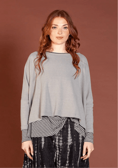 Mama bMama b Kira Jumper NebbiaTopsNebbia - Blue Water Clothing
