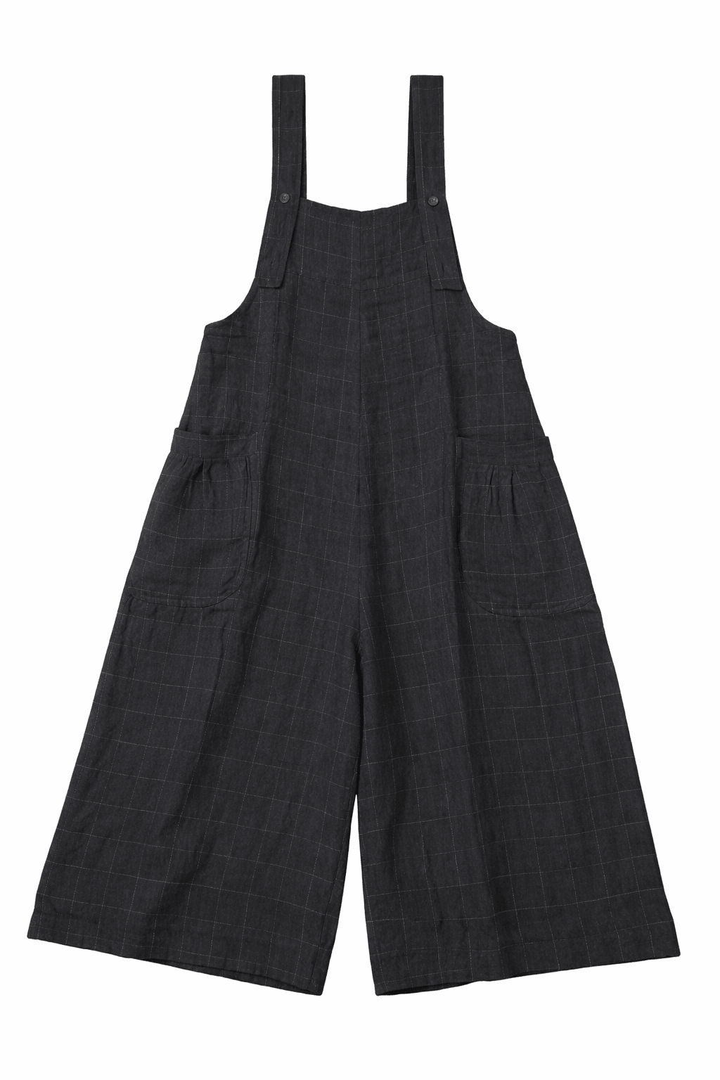 Mama bMama b Martedi' A/E Linen SalopetteTopsAntracite Tuese - Blue Water Clothing