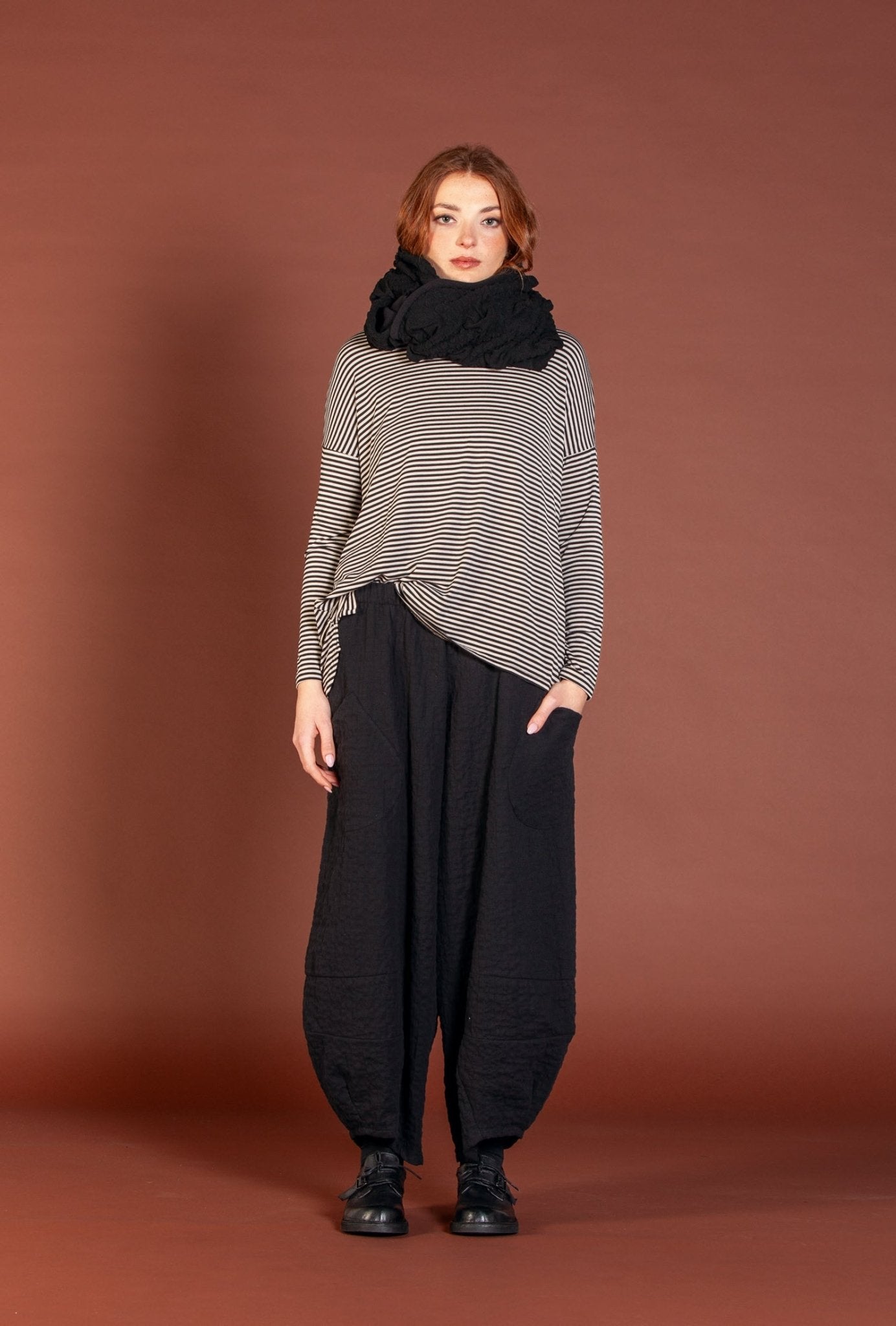 Mama bMama b Pace SU Plain Pants NeroBottomsNero - Blue Water Clothing