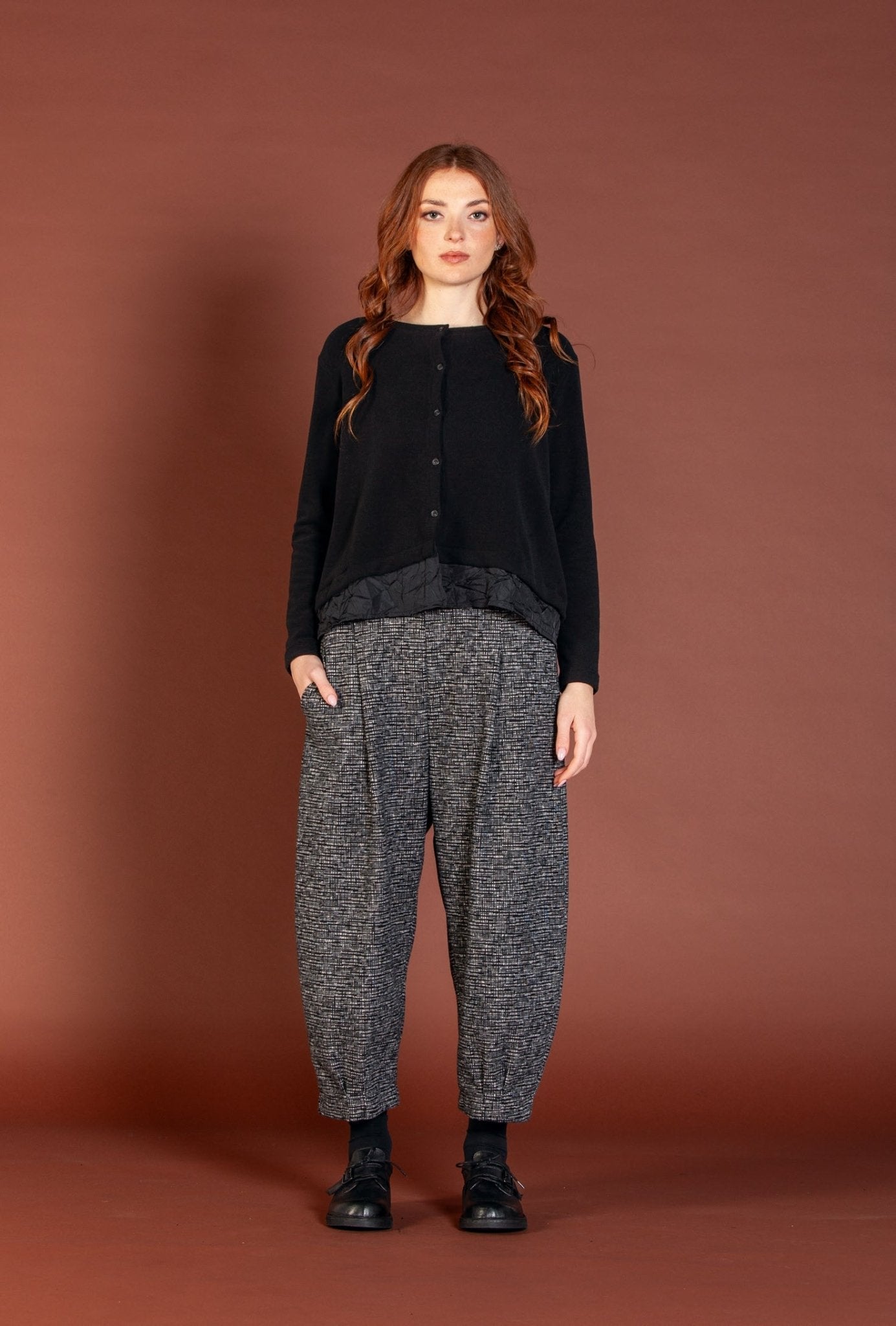 Mama bMama b Toro Cardigan NeroTopsNero - Blue Water Clothing