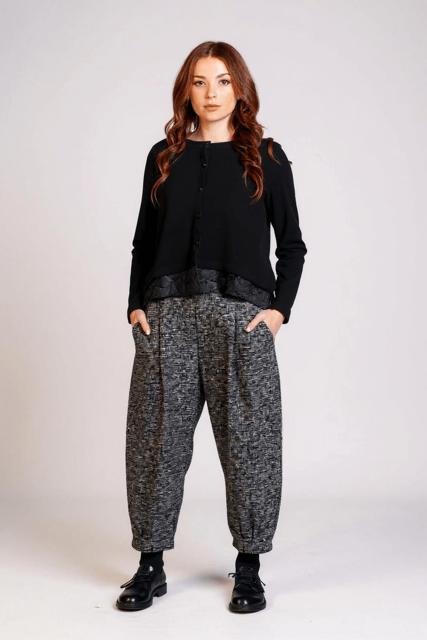 Mama bMama b Toro Cardigan NeroTopsNero - Blue Water Clothing