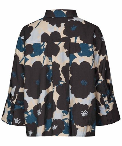 Masai Ilonka Flower Print Shirt - Blue Water Clothing