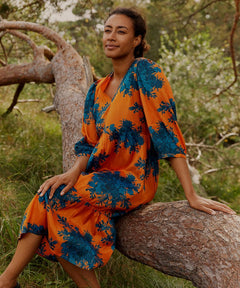 MasaiMasai Nette DressDressesRuss Orange - Blue Water Clothing