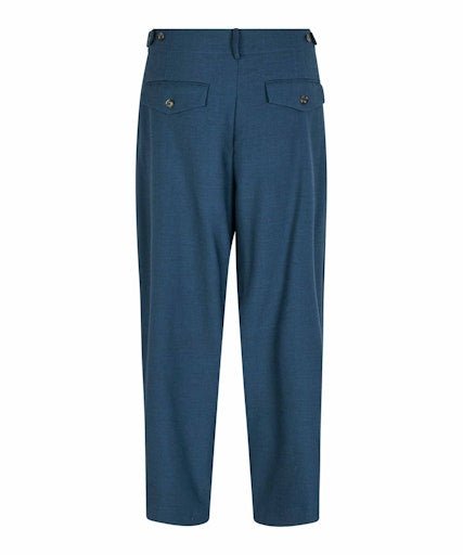 MasaiMasai Philadelphia Pleated TrouserClothingMoonlit Ocean - Blue Water Clothing