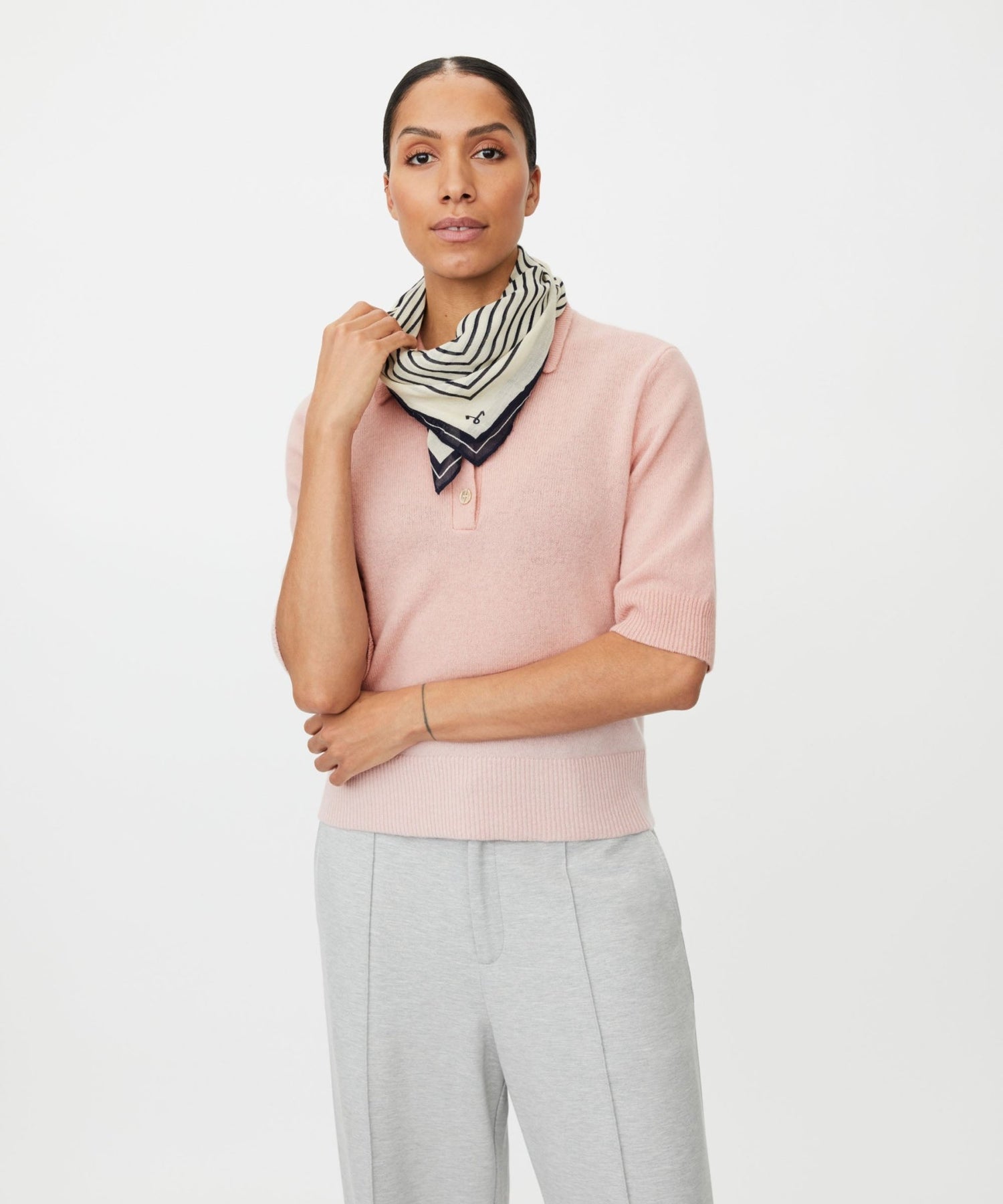 MasaiMasai MAAlissea Navy Stripe Neck ScarfFootwear - Blue Water Clothing