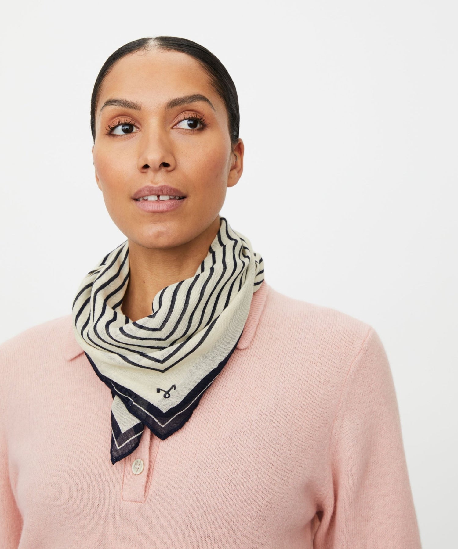 MasaiMasai MAAlissea Navy Stripe Neck ScarfFootwear - Blue Water Clothing