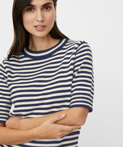 MasaiMasai MAFaeleen Short Sleeve Knitted TopTopsNavy Blazer - Blue Water Clothing