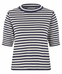 MasaiMasai MAFaeleen Short Sleeve Knitted TopTopsNavy Blazer - Blue Water Clothing