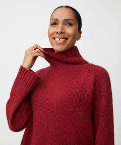 MasaiMasai MaFaenoria Loose Wool SweaterTopsRed Dahlia - Blue Water Clothing