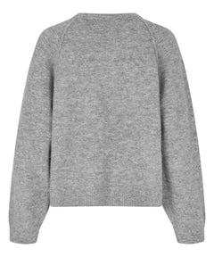 MasaiMasai MaFathia Regular KnitTopsMedium Grey Melange - Blue Water Clothing