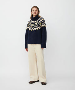 MasaiMasai MaFatima Fairisle Jumper NavyTopsNavy Blazer - Blue Water Clothing