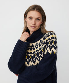 MasaiMasai MaFatima Fairisle Jumper NavyTopsNavy Blazer - Blue Water Clothing