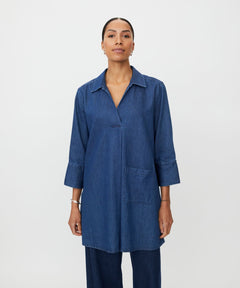 MasaiMasai MAGisobela Denim TunicTopsDark Denim - Blue Water Clothing