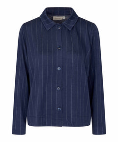 MasaiMasai MaInette Stripe JacketCoats & JacketsMedieval Blue - Blue Water Clothing
