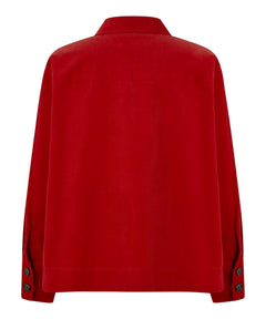 MasaiMasai MaIowa Loose Fit Jacket RedCoats & JacketsRed Dahlia - Blue Water Clothing