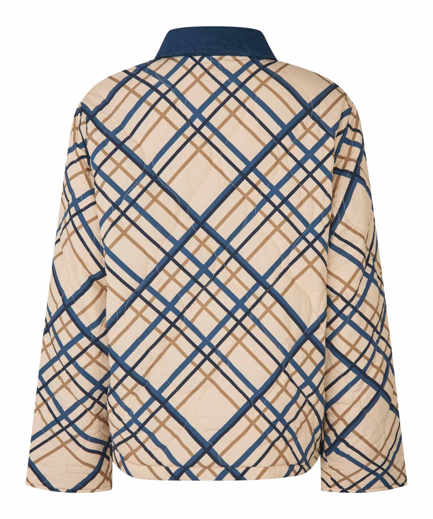 MasaiMasai MATovion Quilted Check JacketCoats & JacketsEnsign Blue - Blue Water Clothing