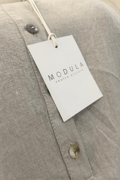 ModulaModula Long Wide Dress TortoraClothingTortora - Blue Water Clothing