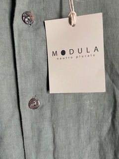 ModulaModula Long Wide Linen ShirtClothingAlloro - Blue Water Clothing