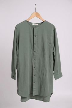 ModulaModula Long Wide Linen ShirtClothingAlloro - Blue Water Clothing