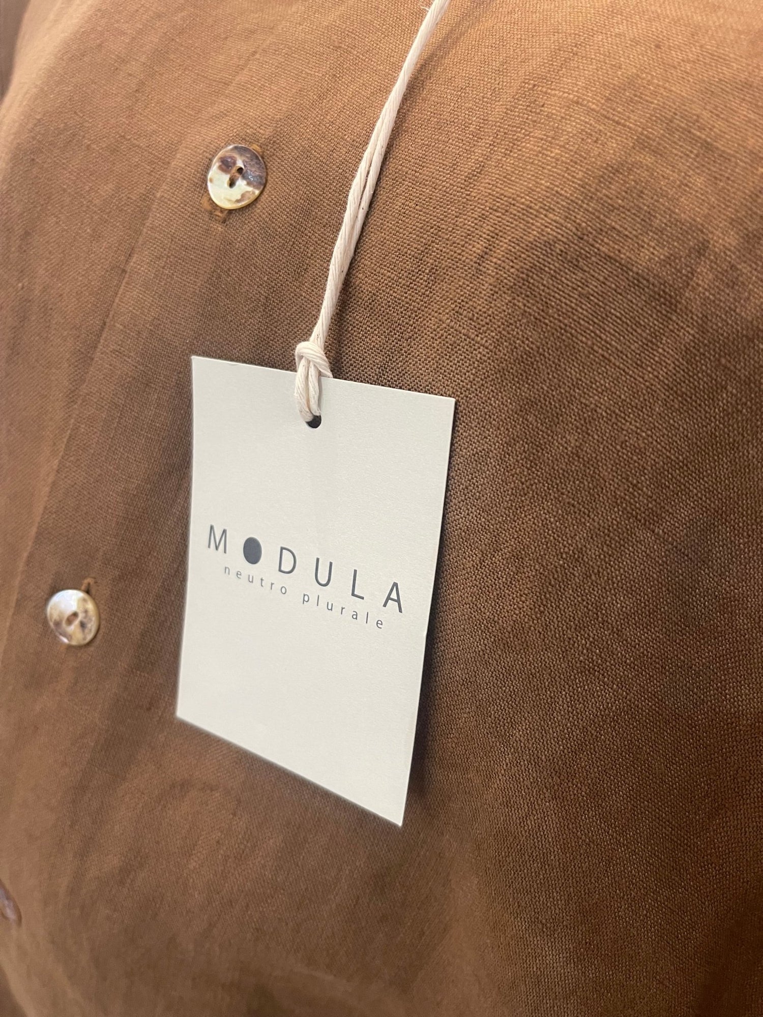 ModulaModula Regular Shirt Dark TabaccoClothingDark Tobacco - Blue Water Clothing