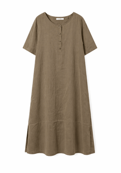 ModulaModula Long Wide Dress TortoraClothingTortora - Blue Water Clothing