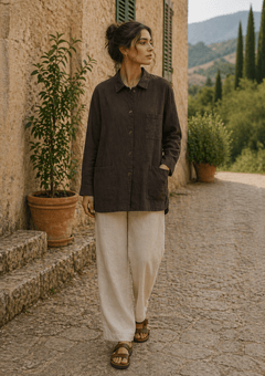 ModulaModula Over 3 Pocket Shirt Military GreenCoats & JacketsMilitary Green - Blue Water Clothing