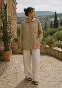 ModulaModula Over 3 Pocket Shirt TortoraCoats & JacketsTortora - Blue Water Clothing