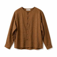 ModulaModula Regular Shirt Dark TabaccoTopsDark Tobacco - Blue Water Clothing