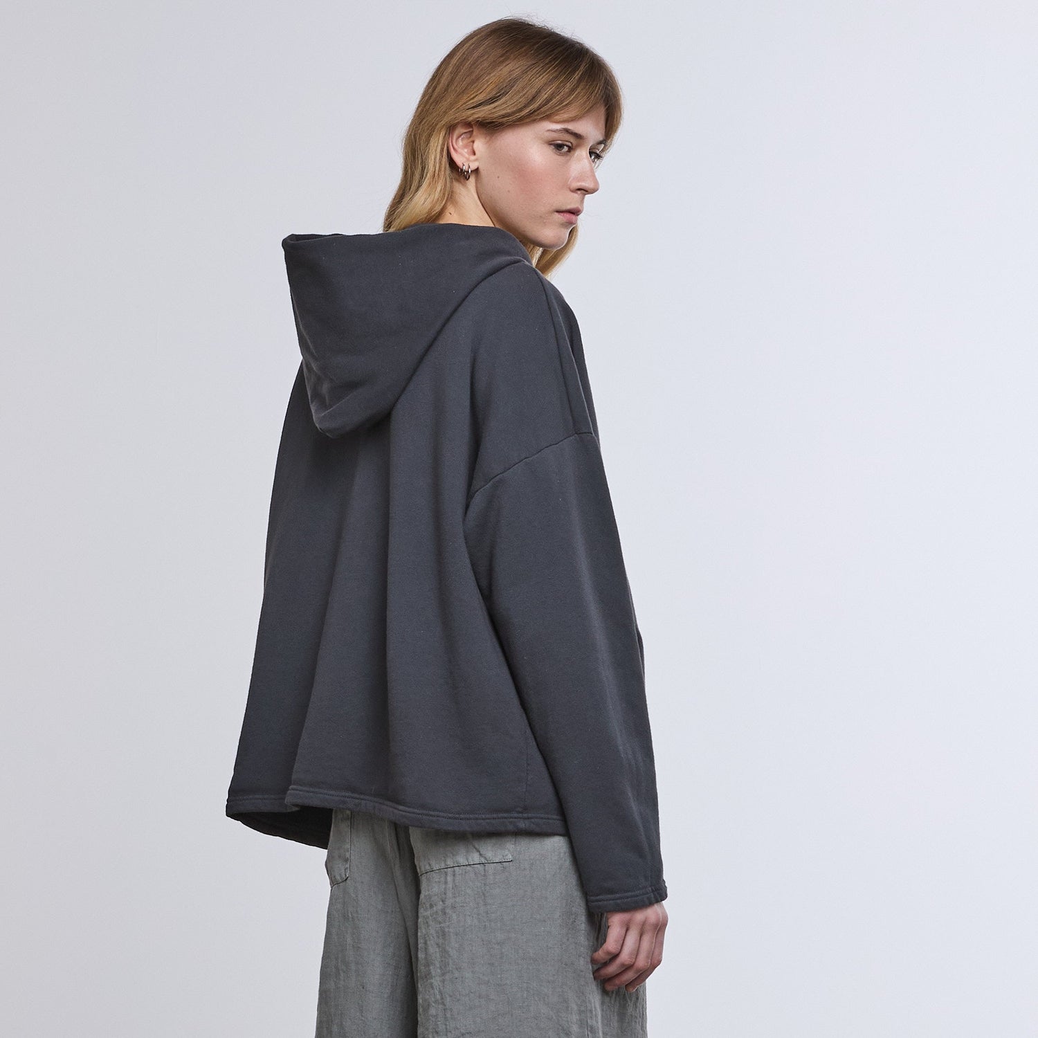 ModulaModula Zip Hoodie CarbonneTopsCarbonne - Blue Water Clothing