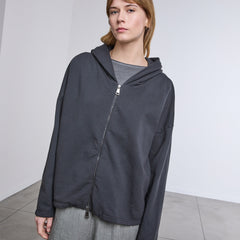 ModulaModula Zip Hoodie CarbonneTopsCarbonne - Blue Water Clothing