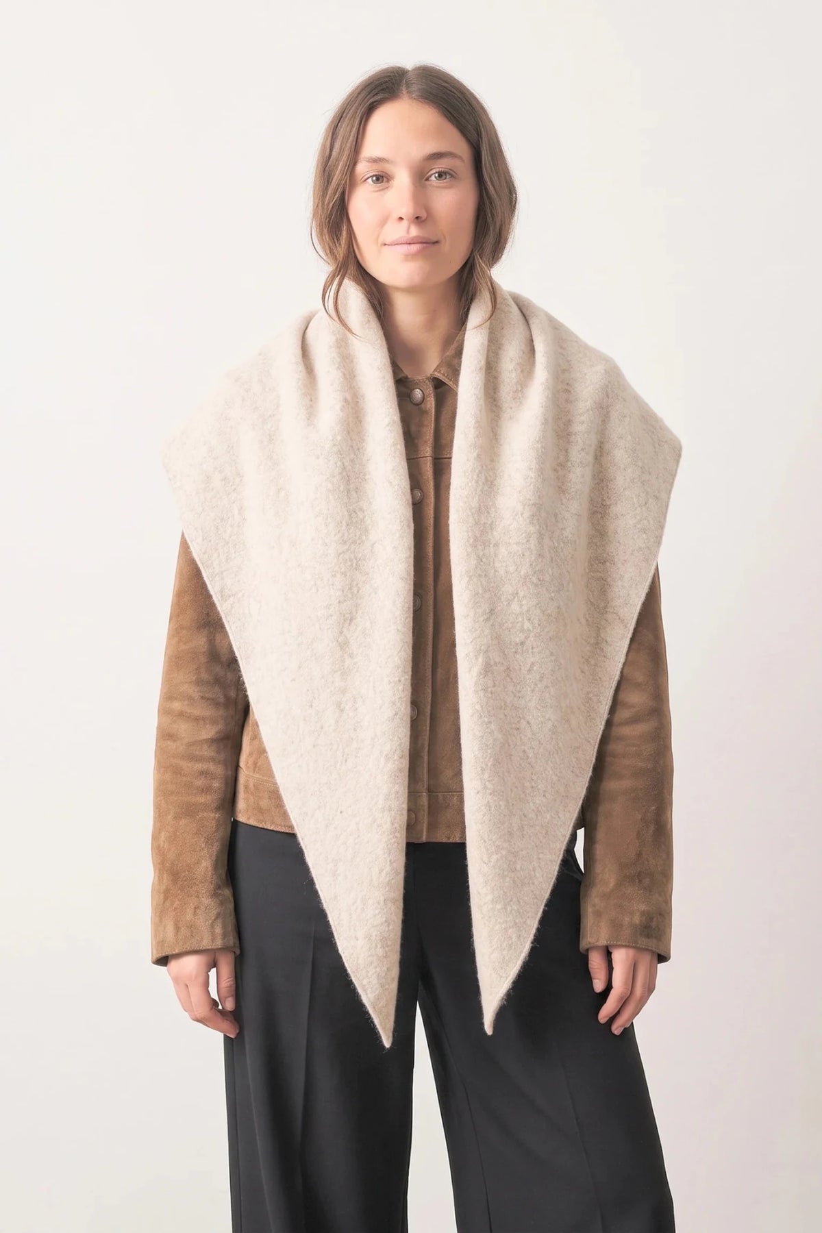 MSH Asymmetric Heavyweight Scarf - Blue Water Clothing