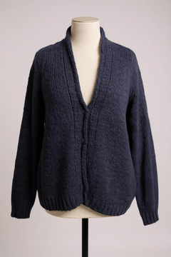 NeiramiNeirami Alpaca Knit Cardigan BlueClothingNavy - Blue Water Clothing
