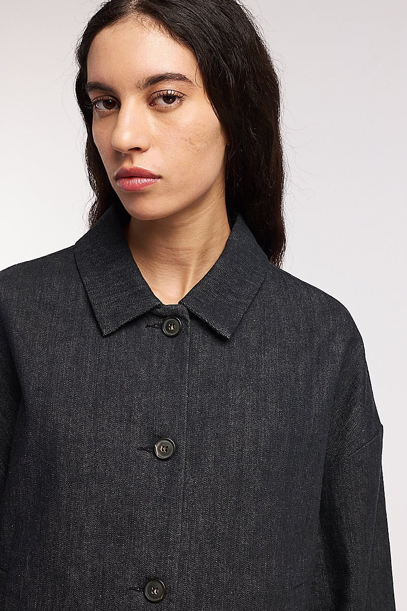 NeiramiNeirami Boxy Short Denim Jacket NeroClothingNero - Blue Water Clothing