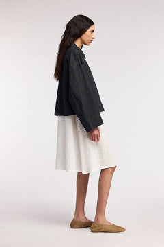 NeiramiNeirami Boxy Short Denim Jacket NeroClothingNero - Blue Water Clothing