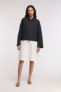 NeiramiNeirami Boxy Short Denim Jacket NeroClothingNero - Blue Water Clothing