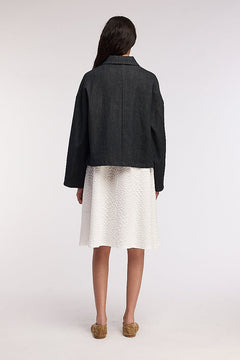 NeiramiNeirami Boxy Short Denim Jacket NeroClothingNero - Blue Water Clothing
